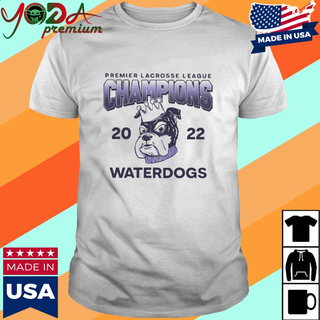Official Premier Lacrosse League Champions 2022 Waterdogs Shirt